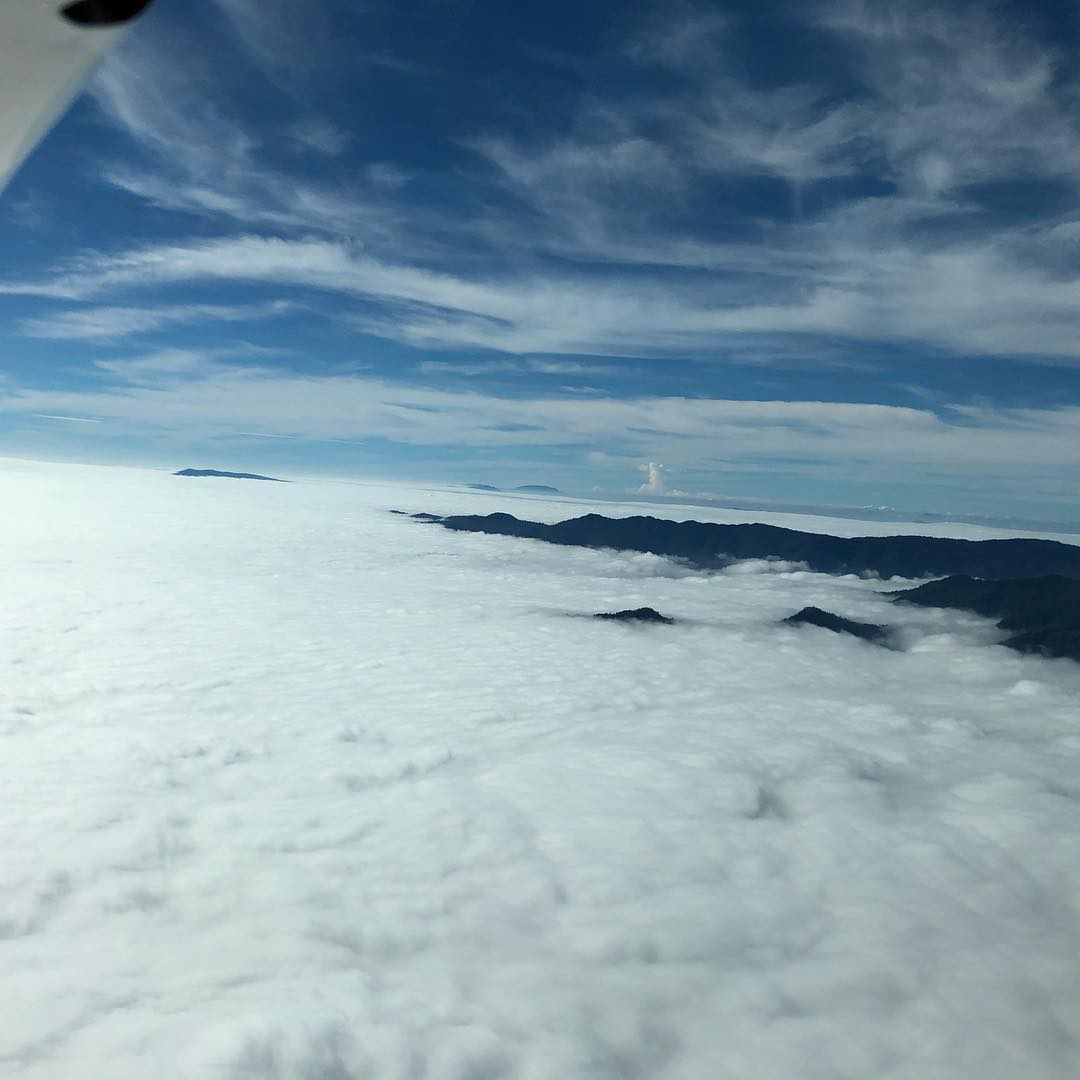 Vista del océano desde la cabina