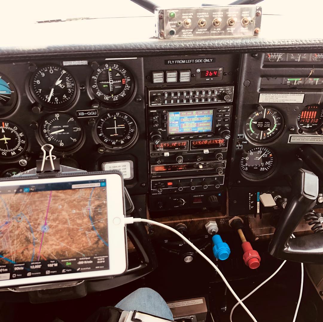 Vista del océano desde la cabina